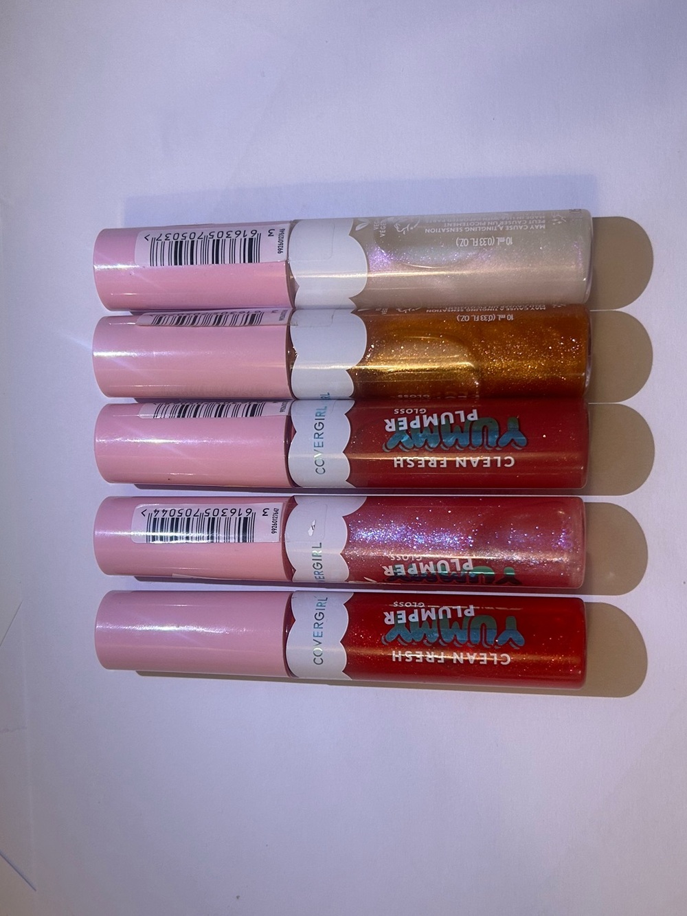 5 set COVERGIRL Lip Plumper Gloss bundle